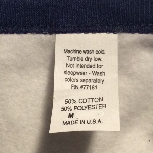 Dog Tee/Sweatshirt, Grey with blue ribbing, NWT - Picture 3 of 4